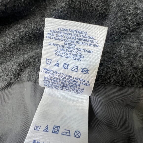 Lands End Outfitters Men's Fleece Lined Outrigger Jacket, Gray, Sz 2XL, Hooded - Picture 11 of 16